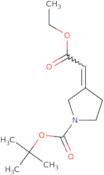 tert-Butyl 3-(2-Ethoxy-2-oxoethylidene)pyrrolidine-1-carboxylate