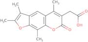 2-{2,3,5,9-Tetramethyl-7-oxo-7H-furo[3,2-G]chromen-6-yl}acetic acid