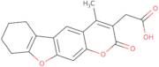 (4-Methyl-2-oxo-6,7,8,9-tetrahydro-2H-[1]benzofuro[3,2-G]chromen-3-yl)acetic acid