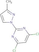 4,6-Dichloro-2-(3-methyl-1H-pyrazol-1-yl)pyrimidine