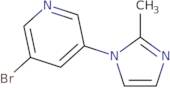 3-Bromo-5-(2-methyl-1H-imidazol-1-yl)pyridine