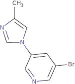 3-Bromo-5-(4-methyl-1H-imidazol-1-yl)pyridine