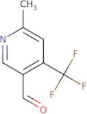 6-Methyl-4-trifluoromethyl-pyridine-3-carbaldehyde