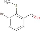 3-Bromo-2-(methylthio)benzaldehyde