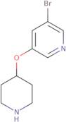 3-Bromo-5-(piperidin-4-yloxy)pyridine