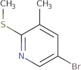 5-Bromo-3-methyl-2-(methylthio)pyridine