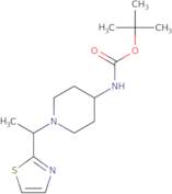 [1-(1-Thiazol-2-yl-ethyl)-piperidin-4-yl]-carbamic acid tert-butyl ester