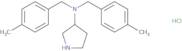 Bis-(4-methyl-benzyl)-pyrrolidin-3-yl-amine hydrochloride