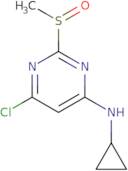 (6-Chloro-2-methanesulfinyl-pyrimidin-4-yl)-cyclopropyl-amine