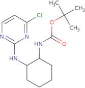 [2-(4-Chloro-pyrimidin-2-ylamino)-cyclohexyl]-carbamic acid tert-butyl ester