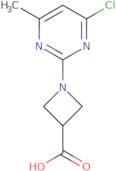 1-(4-Chloro-6-methyl-pyrimidin-2-yl)-azetidine-3-carboxylic acid