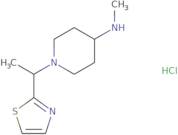 Methyl-[1-(1-thiazol-2-yl-ethyl)-piperidin-4-yl]-amine hydrochloride