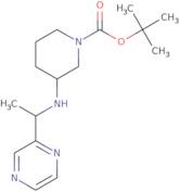 3-(1-Pyrazin-2-yl-ethylamino)-piperidine-1-carboxylic acid tert-butyl ester