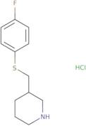 3-(4-Fluoro-phenylsulfanylmethyl)-piperidine hydrochloride