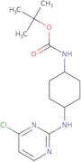 [4-(4-Chloro-pyrimidin-2-ylamino)-cyclohexyl]-carbamic acid tert-butyl ester