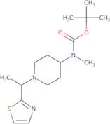 Methyl-[1-(1-thiazol-2-yl-ethyl)-piperidin-4-yl]-carbamic acid tert-butyl ester