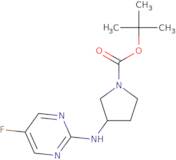 3-(5-Fluoro-pyrimidin-2-ylamino)-pyrrolidine-1-carboxylic acid tert-butyl ester