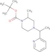 2-Methyl-4-(1-pyridin-2-yl-ethyl)-piperazine-1-carboxylic acid tert-butyl ester