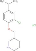 4-Chloro-2-methylsulfanyl-6-(pyrrolidin-2-ylmethoxy)-pyrimidine hydrochloride