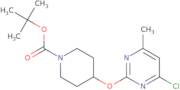 4-(4-Chloro-6-methyl-pyrimidin-2-yloxy)-piperidine-1-carboxylic acid tert-butyl ester