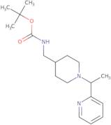 [1-(1-Pyridin-2-yl-ethyl)-piperidin-4-ylmethyl]-carbamic acid tert-butyl ester