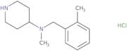 Methyl-(2-methyl-benzyl)-piperidin-4-yl-amine hydrochloride