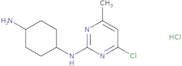 N-(4-Chloro-6-methyl-pyrimidin-2-yl)-cyclohexane-1,4-diamine hydrochloride