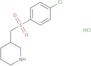 3-(4-Chloro-benzenesulfonylmethyl)-piperidine hydrochloride