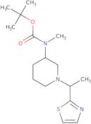 Methyl-[1-(1-thiazol-2-yl-ethyl)-piperidin-3-yl]-carbamic acid tert-butyl ester