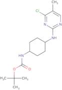 [4-(4-Chloro-5-methyl-pyrimidin-2-ylamino)-cyclohexyl]-carbamic acid tert-butyl ester