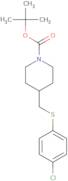 4-(4-Chloro-phenylsulfanylmethyl)-piperidine-1-carboxylic acid tert-butyl ester