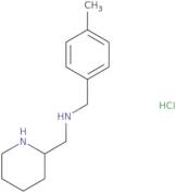 (4-Methyl-benzyl)-piperidin-2-ylmethyl-amine hydrochloride