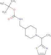 [1-(1-Thiazol-2-yl-ethyl)-piperidin-4-ylmethyl]-carbamic acid tert-butyl ester