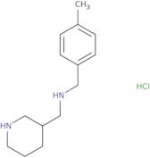 (4-Methyl-benzyl)-piperidin-3-ylmethyl-amine hydrochloride