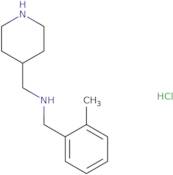 (2-Methyl-benzyl)-piperidin-4-ylmethyl-amine hydrochloride