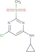 (6-Chloro-2-methanesulfonyl-pyrimidin-4-yl)-cyclopropyl-amine