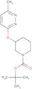 3-(6-Methyl-pyridazin-3-yloxy)-piperidine-1-carboxylic acid tert-butylester