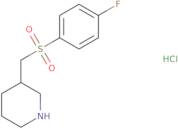 3-(4-Fluoro-benzenesulfonylmethyl)-piperidine hydrochloride