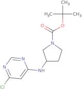 (S)-3-(6-Chloro-pyrimidin-4-ylamino)-pyrrolidine-1-carboxylic acid tert-butyl ester