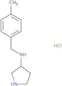 (4-Methyl-benzyl)-(S)-pyrrolidin-3-yl-amine hydrochloride