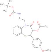 N,N-Didesmethyl N-tert-butoxycarbonyl diltiazem