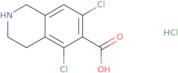 6-Isoquinolinecarboxylic acid, 5,7-dichloro-1,2,3,4-tetrahydro-, hydrochloride