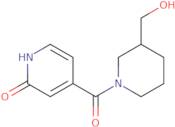 4-[3-(Hydroxymethyl)piperidine-1-carbonyl]-1,2-dihydropyridin-2-one