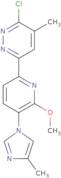 3-Chloro-6-(6-methoxy-5-(4-methyl-1H-imidazol-1-yl)pyridin-2-yl)-4-methylpyridazine
