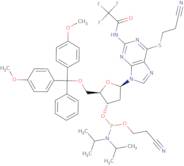 6-(2-Cyanoethylthio)-2'-deoxy-5'-O-DMT-N2-trifluoroacetylguanosine 3'-CE phosphoramidite