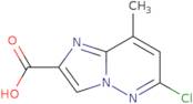 6-Chloro-8-methylimidazo[1,2-b]pyridazine-2-carboxylic acid