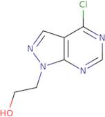 2-{4-Chloro-1H-pyrazolo[3,4-d]pyrimidin-1-yl}ethan-1-ol