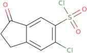 6-Chloro-3-oxo-2,3-dihydro-1H-indene-5-sulfonyl chloride