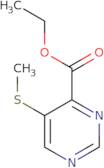 Ethyl 5-(methylsulfanyl)pyrimidine-4-carboxylate