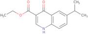 3-Quinolinecarboxylic acid, 4-hydroxy-6-(1-methylethyl)-, ethyl ester